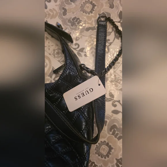 GUESS Cessily Convertible Hobo Crossbody – Midnight Blue NWT - Picture 4 of 16